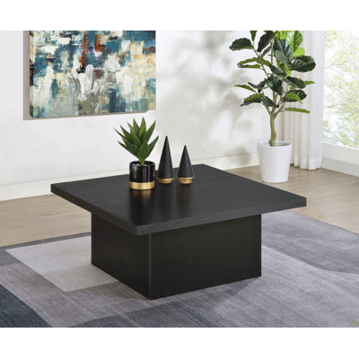 Table basse carrée en bois d'ingénierie