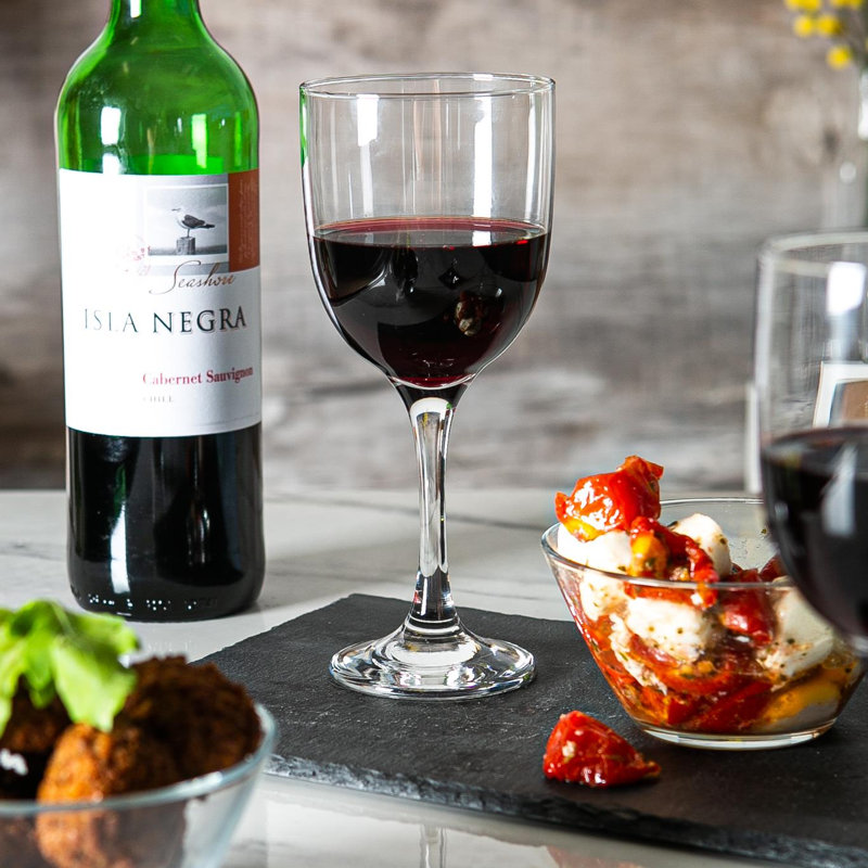Argon Tableware - Campana Red Wine Glasses - 365ml - Clear, 24