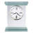 Hightower Modern & Contemporary Roman Numeral Crystal Quartz Movement / Crystal Tabletop Clock with Alarm in Clear