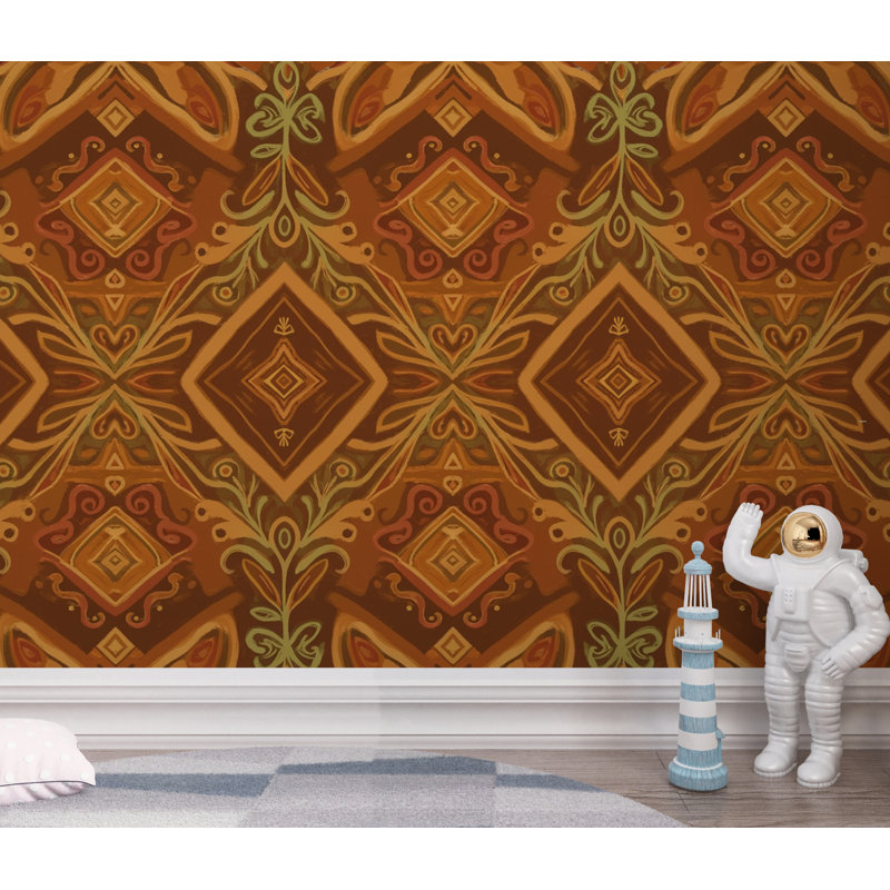 Murale Afrohemian Boho, 8x10 inches, Non-Woven Wallpaper
