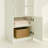 Marsden Slim Modular Wood Closet Cabinet With Mirror In White