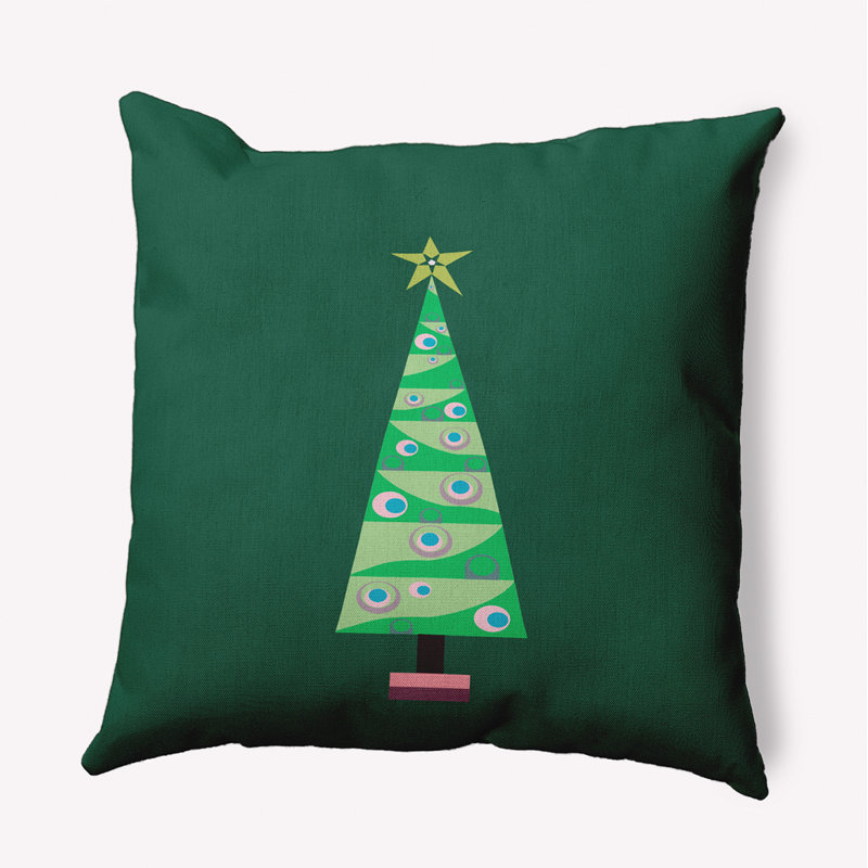 Patchwork Polyester Throw Pillow, Square, 16'' x 16''