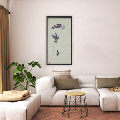 Nature Inspired "Flight of Color" Canvas Wall Art By 