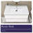 Betsey 36'' Single Sink Bathroom Vanity with Cultured Marble Top-297173305