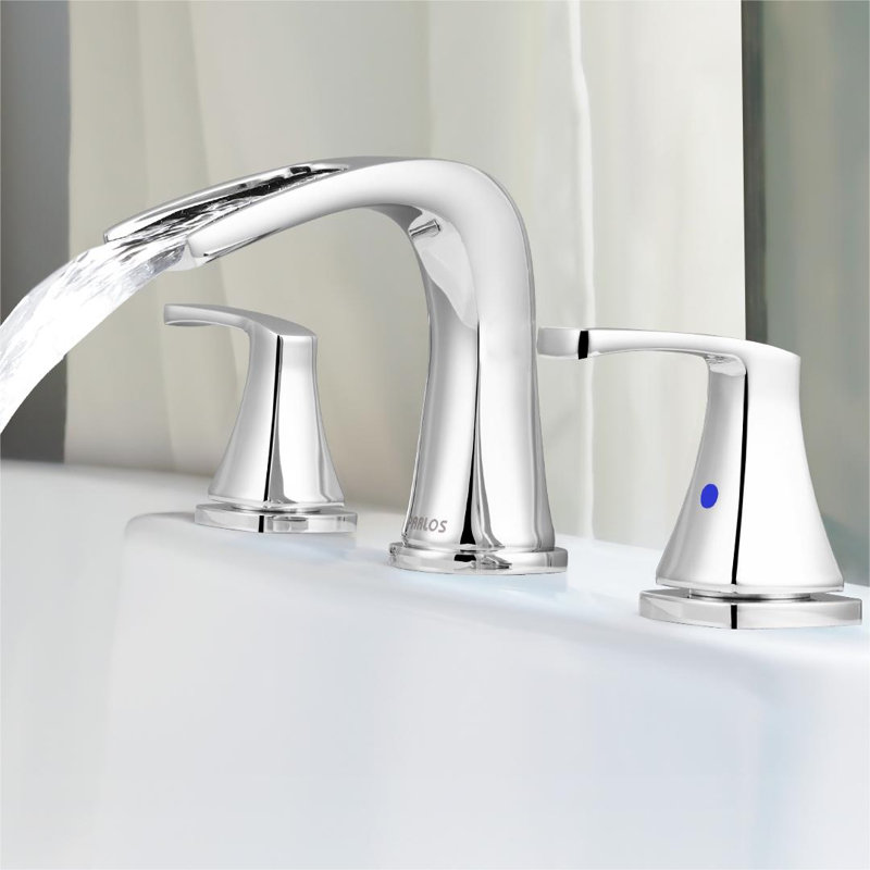 Doris 2-Handle Widespread Roman Tub Faucet, Polished Chrome