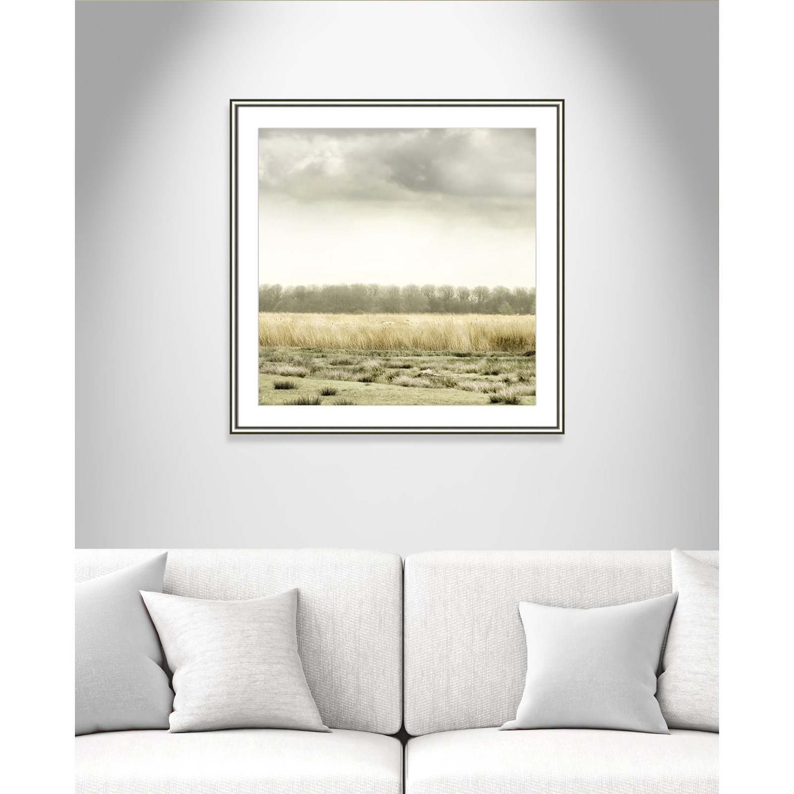 Henri "Meadowland" Print by Danita Delimont, 32" H x 32" W, Silver