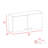 Brookeline Rectangle 2-Door Wall Cabinet -1621240197