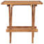 Adlington Square Teak Solid Wood Outdoor Bistro Table - 50 cm W 50 cm D