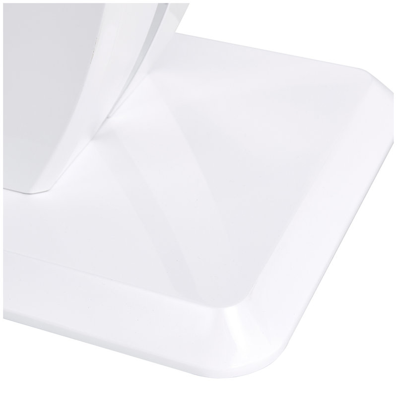 Modern Simple Glossy White Rectangular Counter Bar Table 47.24" x 18.11" x 29.52