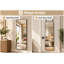 Miroir suspendu pleine longueur noir 47 po x 15,8 po