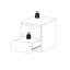 Bismah 40.4cm W 2 - Drawer Chest of Drawers