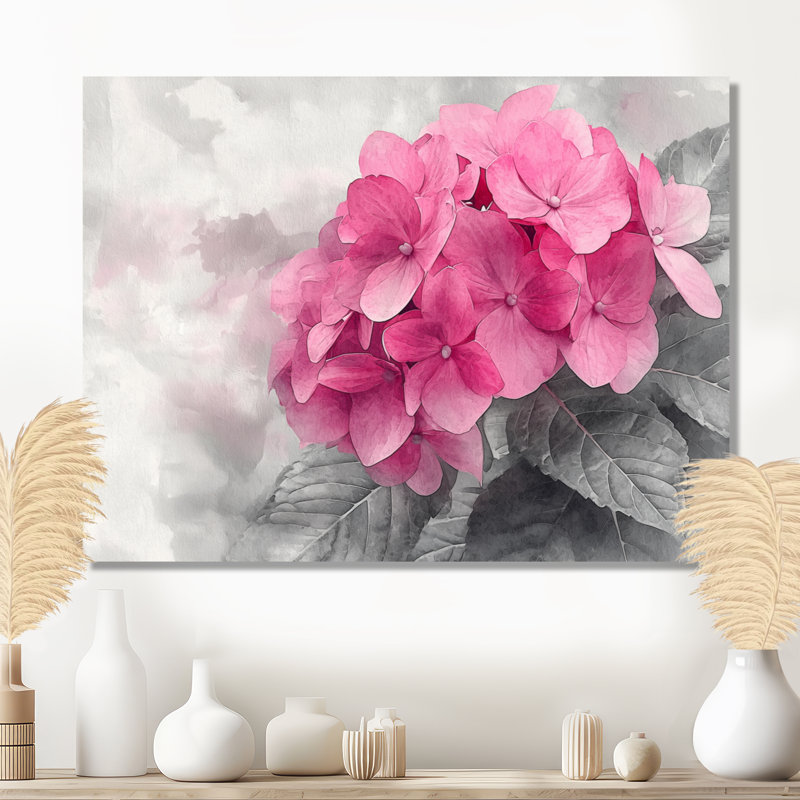 Keziah - Floral Wall Art, 30" H x 40 W, Wrapped Canvas, Does Not Apply