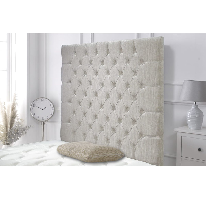 Shaw Upholstered Chenille Headboard, Single (3'), Sand