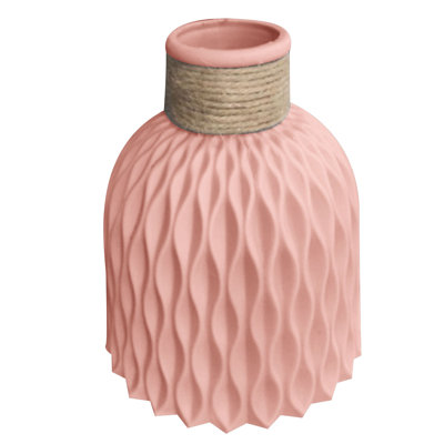 Vase de style nordique en plastique fausses céramiques
