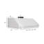 30" 600 CFM Ducted Under Cabinet Range Hood in Brushed 430 Stainless Steel