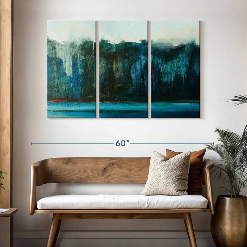 Avery Coastal Cliffs Abstract, 32" H x 50" W