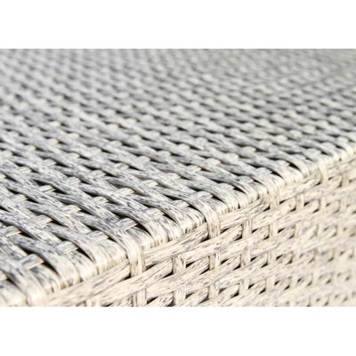 Chaise de patio moderne avec temps gris, 33,75 x 33,75 x 26,2 po, 31,47 lb, coussins de siège de détente extérieurs inclus, 33 po x 33 po x 26 po, 31 repose-jardin