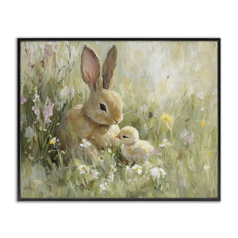 Giclée encadrée, soleil de bains de Pâques, par Petal Prints Design, H 11 po x l 14 po, Giclée encadrée noir minuit