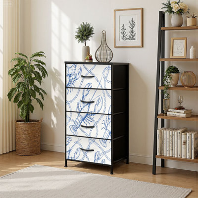 Commode de rangement verticale 4 tiroirs
