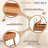 Rattan Breakfast Table Tray with Foldable Legs