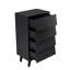 Commode double 4 tiroirs avec design biseauté pour un rangement élégant et organisé dans n'importe quelle pièce