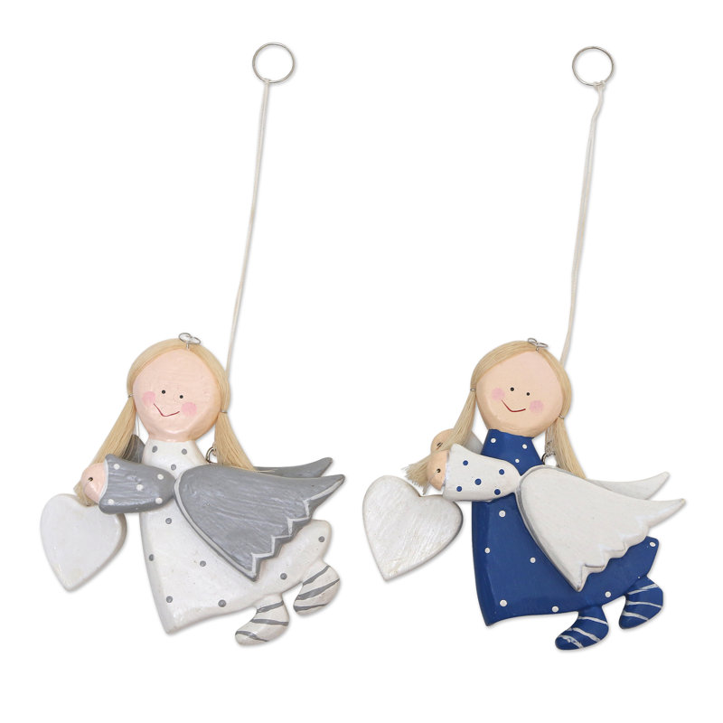 Ornement enfant suspendu (ensemble de 2)