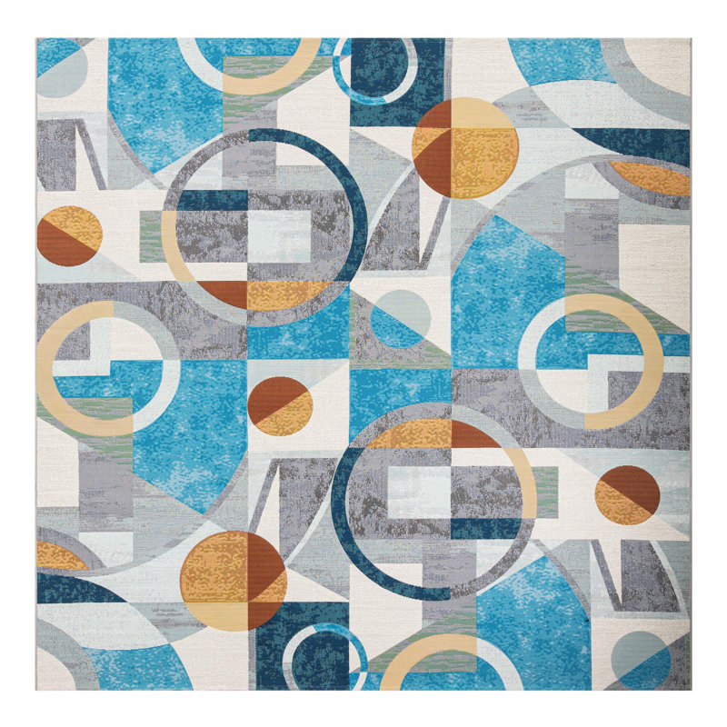 Keazia Indoor/Outdoor Area Rug, Square 10'