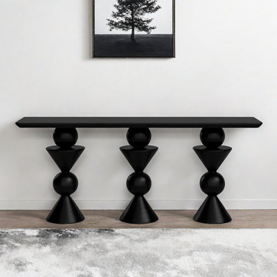 Retro Minimalist Console Table