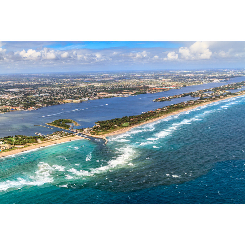 " Florida Beach " by Bertl123, 18" W x 12" H