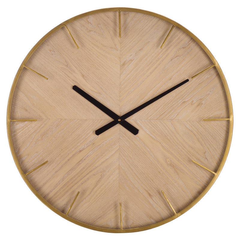 Macsen Wood and Iron Clock