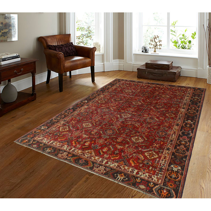 Keiarra One-of-a-Kind 4'11" x 7'11" 1980s Runner Wool Area Rug in