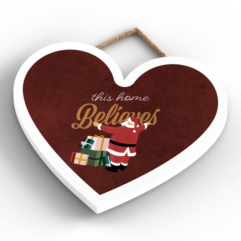Christmas Decorative Accent, 16cm H x 17cm W x 0.9cm D