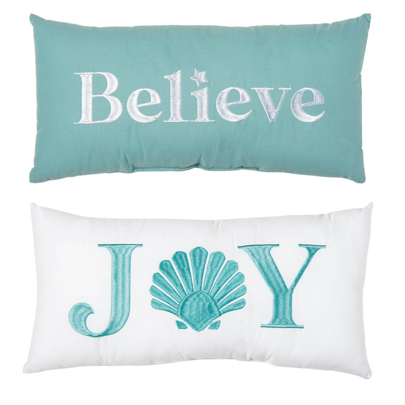 Ensemble de 2 coussins décoratifs de Noël en polyester 14 po Transpac