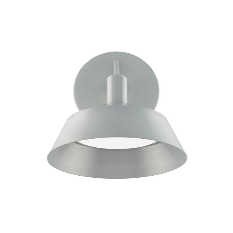 Rockport 1 - Light LED Outdoor Barn Light, Brushed Aluminum