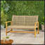 Causeuse Wood + Wicker-2076043842