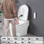 Cuvette de toilette intelligente avec siège chauffant, buse autonettoyante, capteur de pied, télécommande, affichage à DEL avec siège,