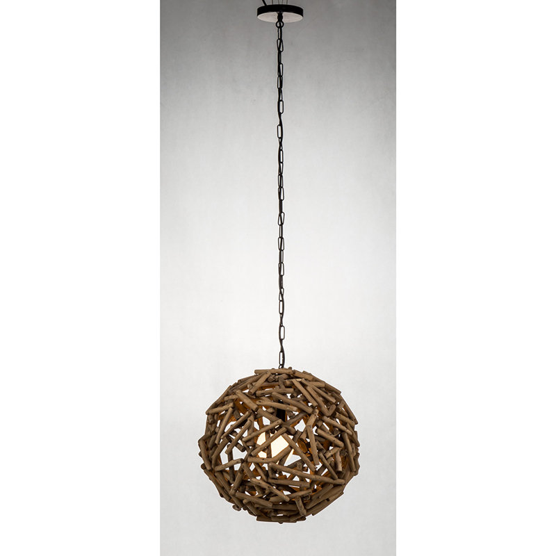 1 - Light Single Pendant, Medium