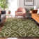 Premium Machine Washable Prisco Olive Rug