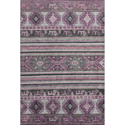 Premium Machine Washable Brennon AMF1626 Global Rug