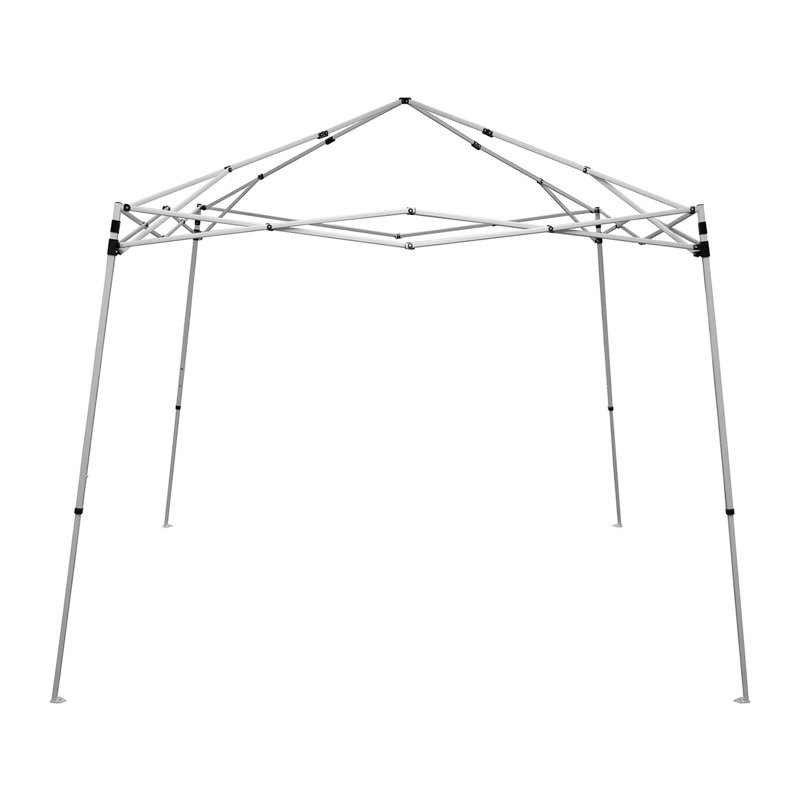 12 ft. x 12 ft. White Steel Frame Polyester Canopy Tent