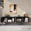 Unfinished TV Stand for TVs up to 77" with Fireplace Included