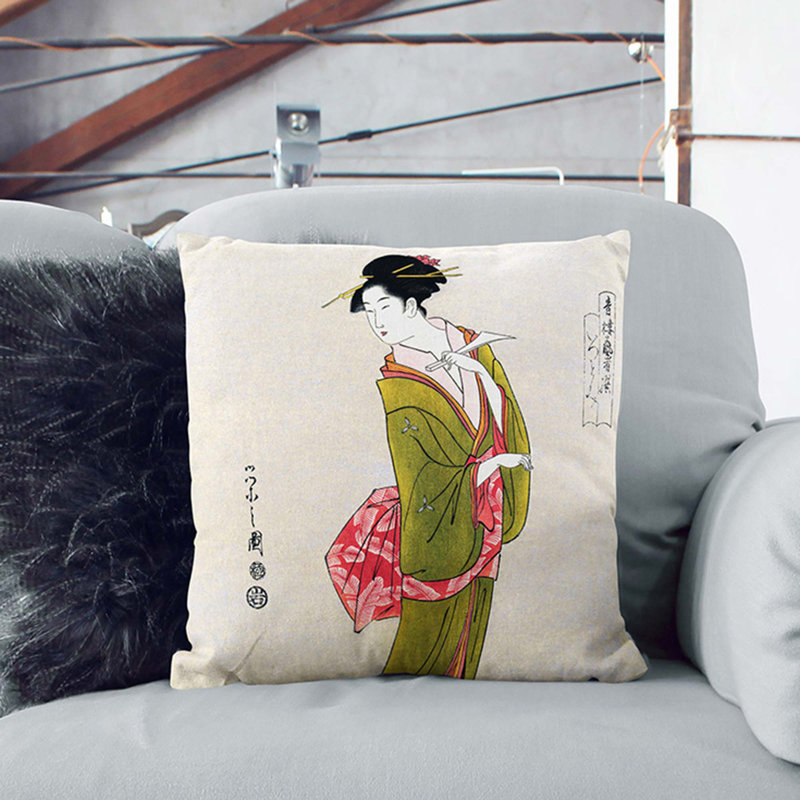 Square Throw Cushion, 55cm H x 55cm W x 20cm D