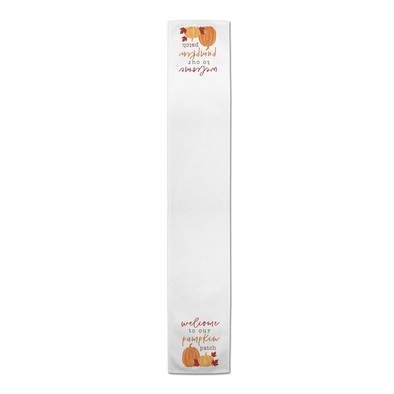 Chemin de table the citrouille patch Tabiauea, 90 po x 16 po