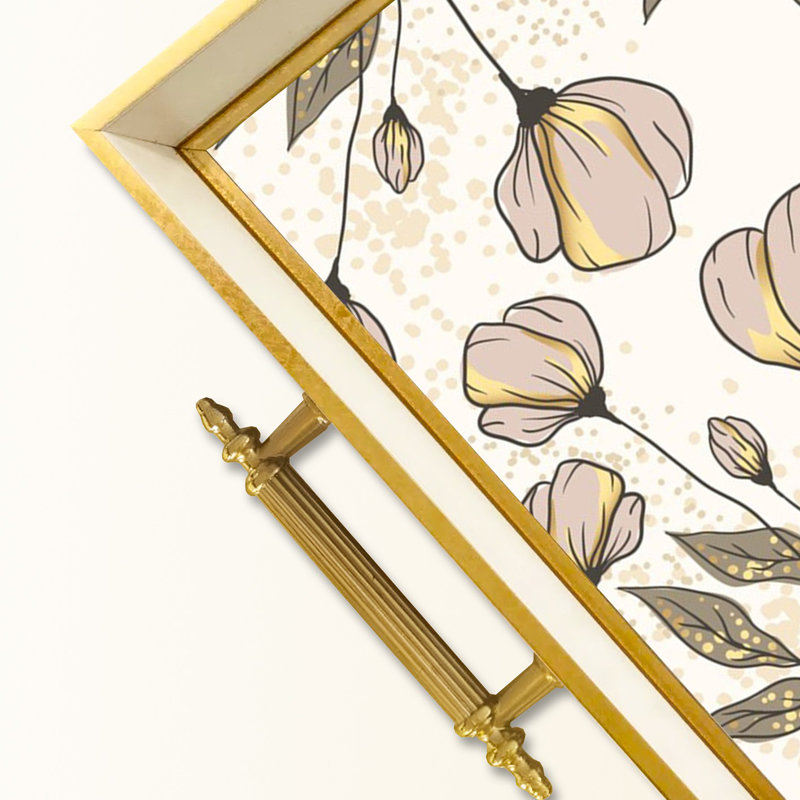 Élégant plateau en verre de 19,7 po x 11,4 po x 1,4 po | Fabrication 100% verre durable | Facile à nettoyer avec un chiffon humide | Idéal pour le service, la présentation décorative et l'organisation | Ajout élégant à la décoration intérieure