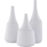 Ivory 18.15'' Indoor / Outdoor Ceramic Table Vase