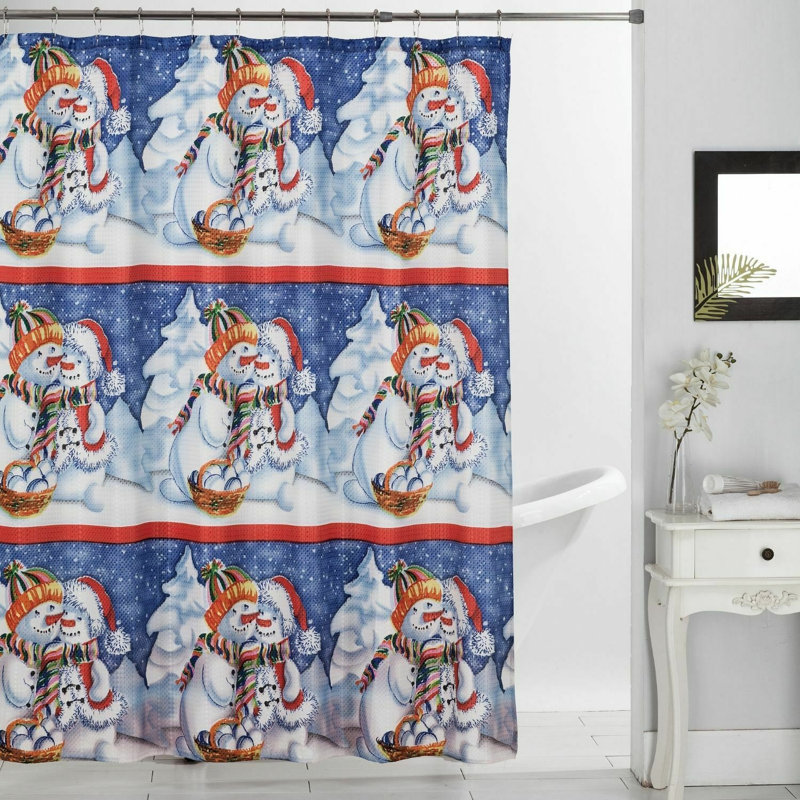 Ensemble de rideau de douche Holiday Dobby 13 pièces