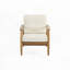 Fauteuil d'extérieur en bois d'acacia