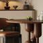 Table ronde multifonctionnelle brun foncé-644427420
