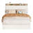 Upholstered Bed Frame with 3 Drawers, Bed with Storage Headboard and Charging Station-1245003317-1248422149