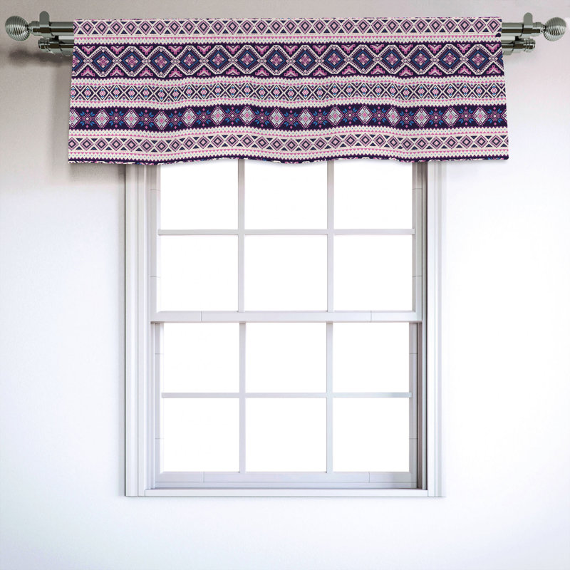 Sateen Ruffled Window Valance